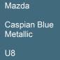 Preview: Mazda, Caspian Blue Metallic, U8.